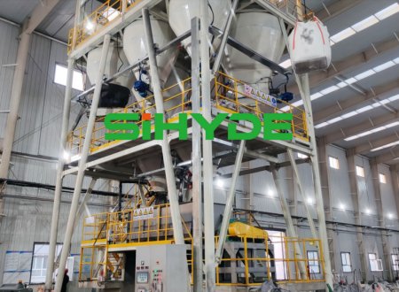 仓粉粒体化工行业自动化配料线