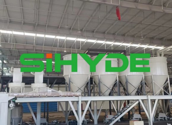 中海德自动化摩擦材料自动配料生产线解析