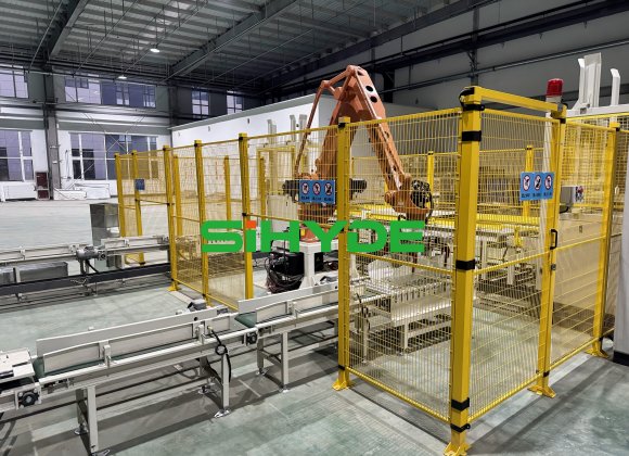 中海德全自动包装码垛生产线：粉料混合料处理的高效智能解决方案