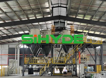 越南耐火材料浇注料自动化生产线